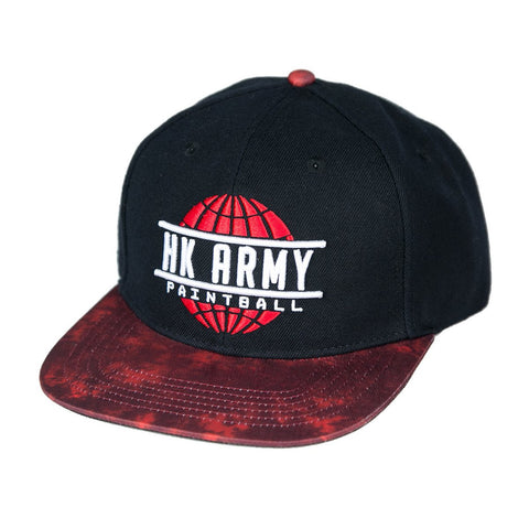 HK Army Global Snapback Hat - Acid Red