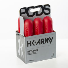 HK Army HSTL Paintball Pods- Red (150 Round) - 6 Pack