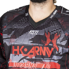 HK Army HSTL Line Jersey - Lava - Red/Black - XL