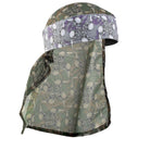 HK Army Hostilewear Headwrap - Purple Skulls / Forest Mesh