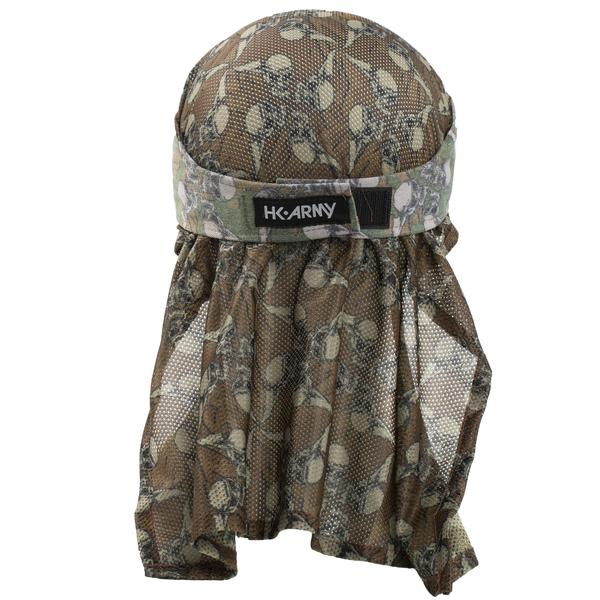 HK Army Hostilewear Headwrap - Forest Skulls / Tan Mesh