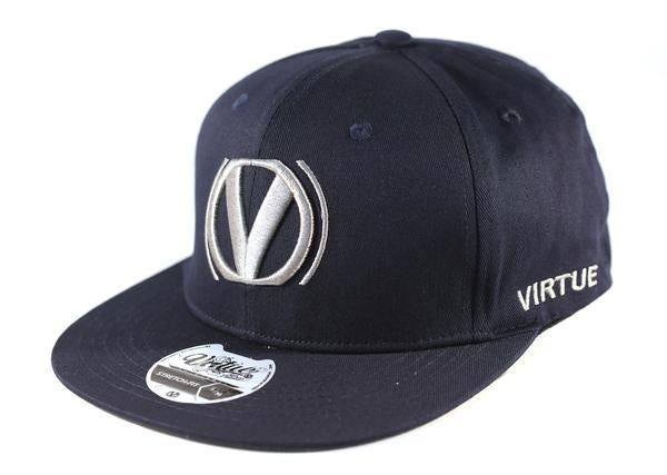 Virtue Highlander Fitted Hat - Navy Blue / Silver