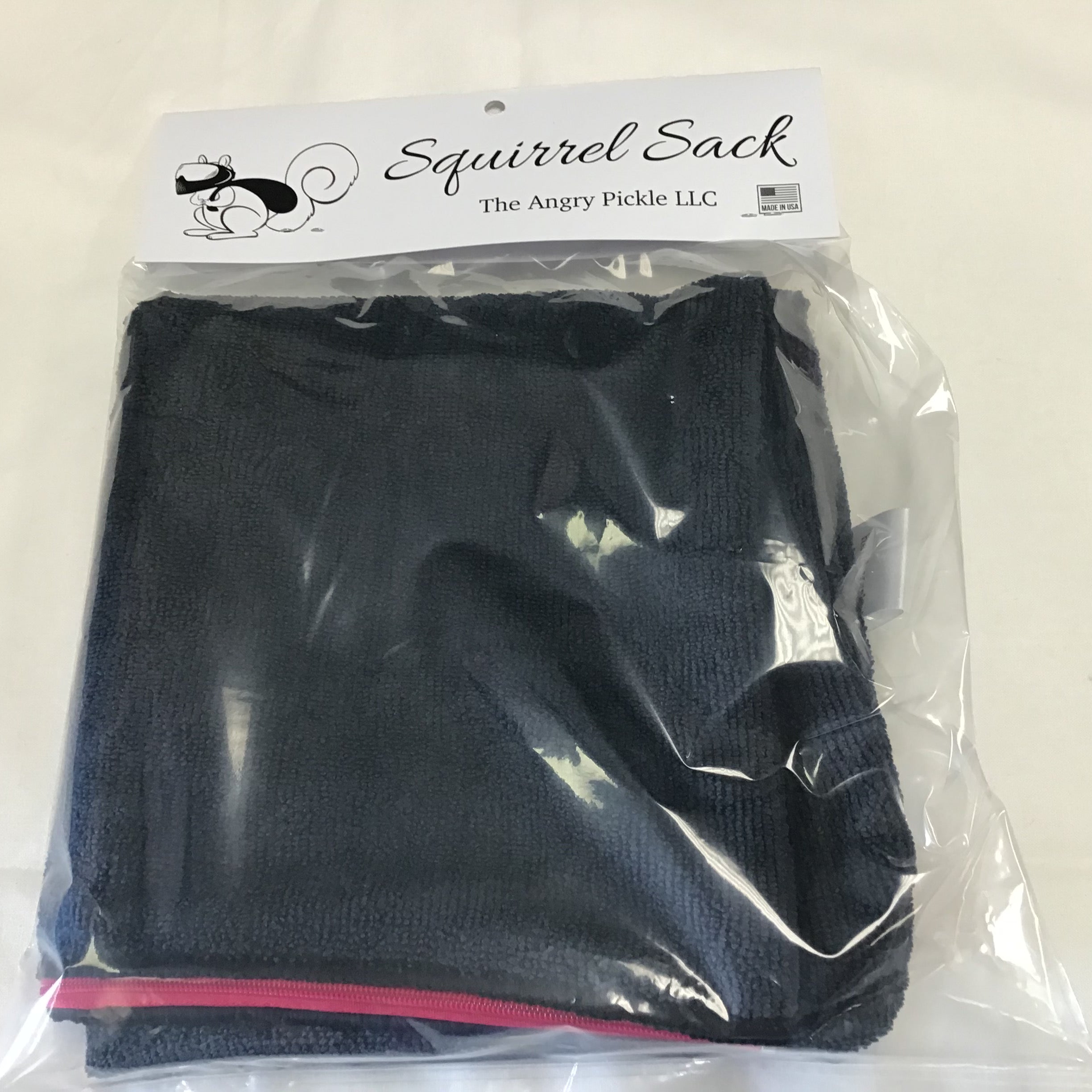 Squirrel Sack Microfiber Bag - Black
