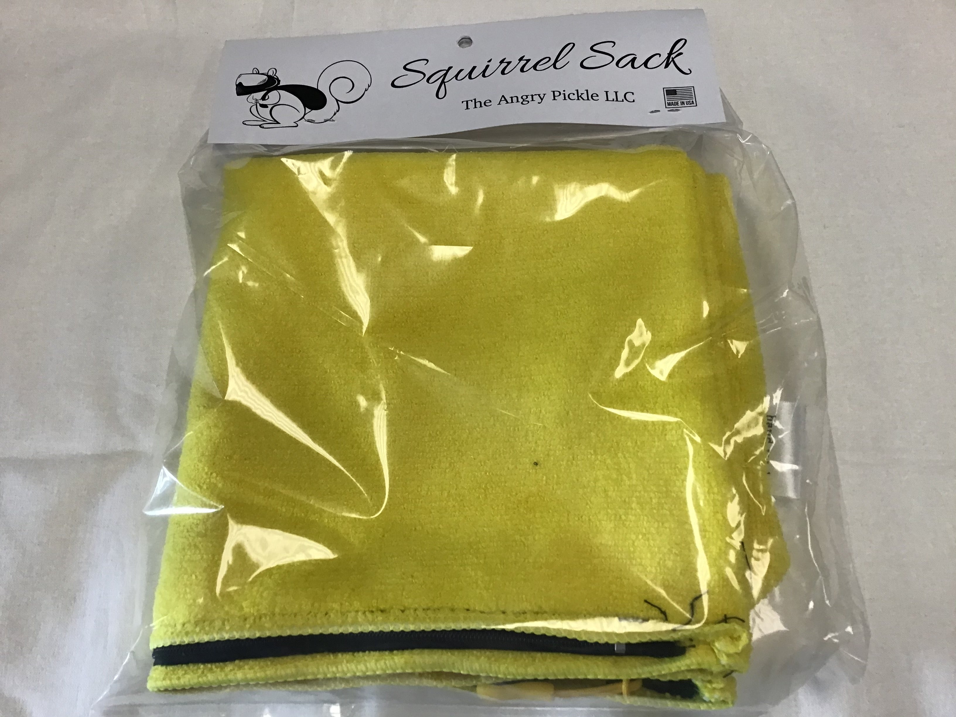 Squirrel Sack Microfiber Bag - Yellow
