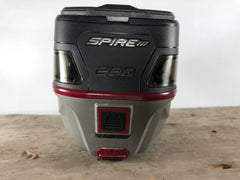 Used Virtue Spire 280 Paintball Loader with speed feed - Black/Gray/Red