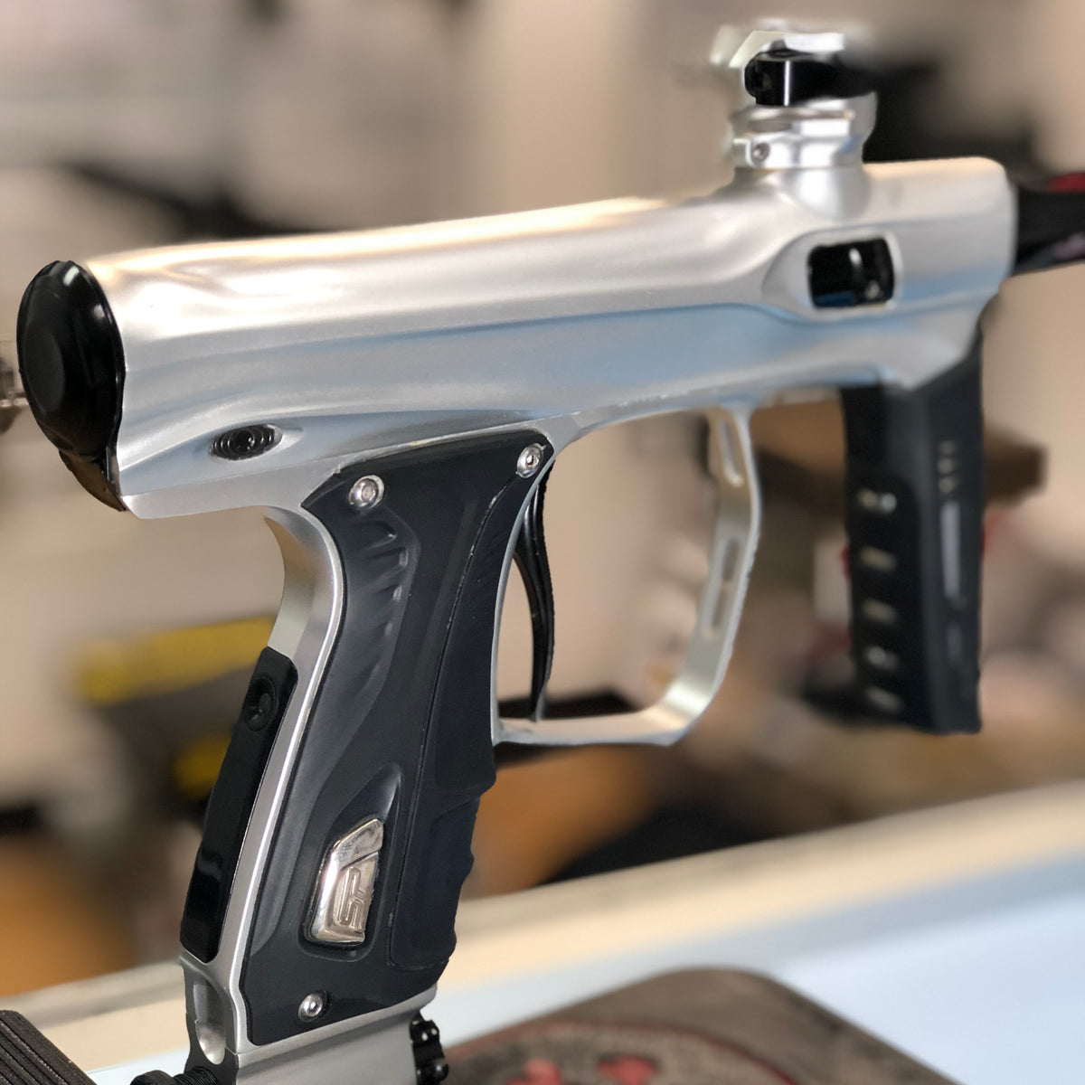 Used Shocker XLS Paintball Marker - Silver