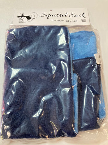 Squirrel Sack Microfiber Bag - Light Blue/Dark Blue