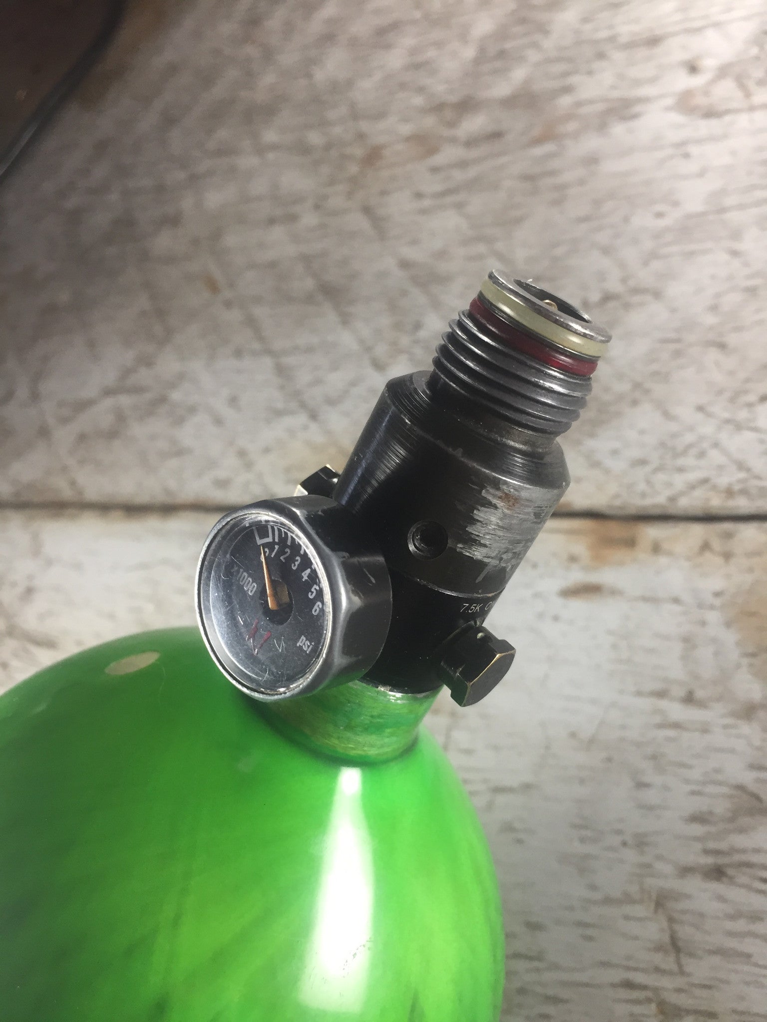 USED Valken Tank - 68/4500 w/ Ninja Regulator - Green