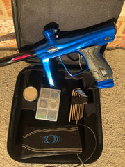 Used Shocker RSX Paintball Gun - Polished Blue