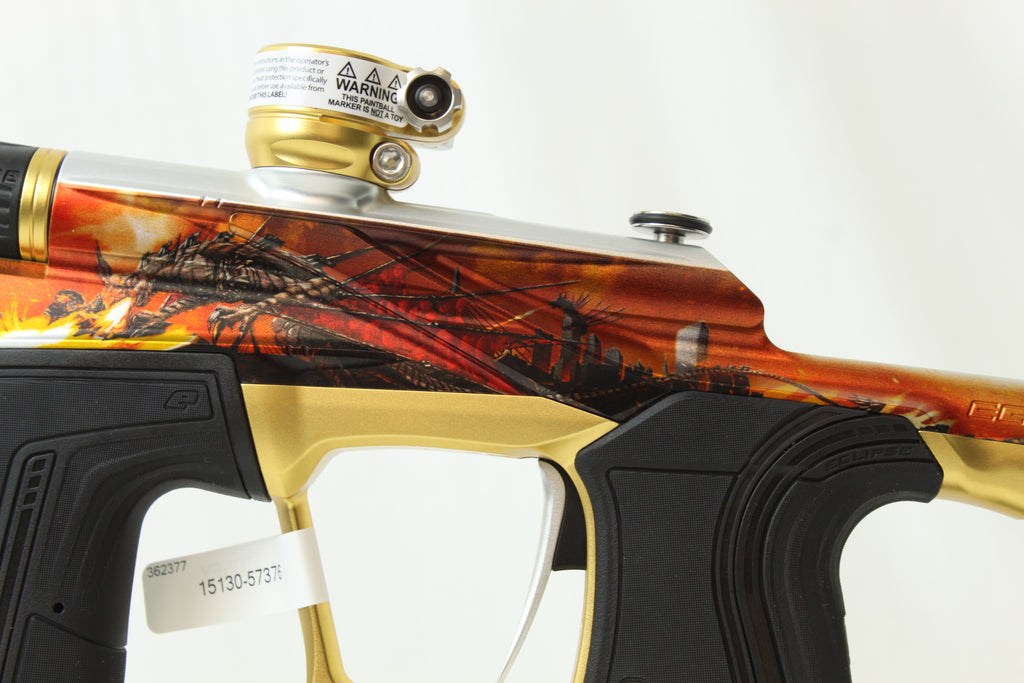 Planet Eclipse Ego LV2 Paintball Gun - LE Fire Dragon w/ Gold Accents *Only 10 Made*