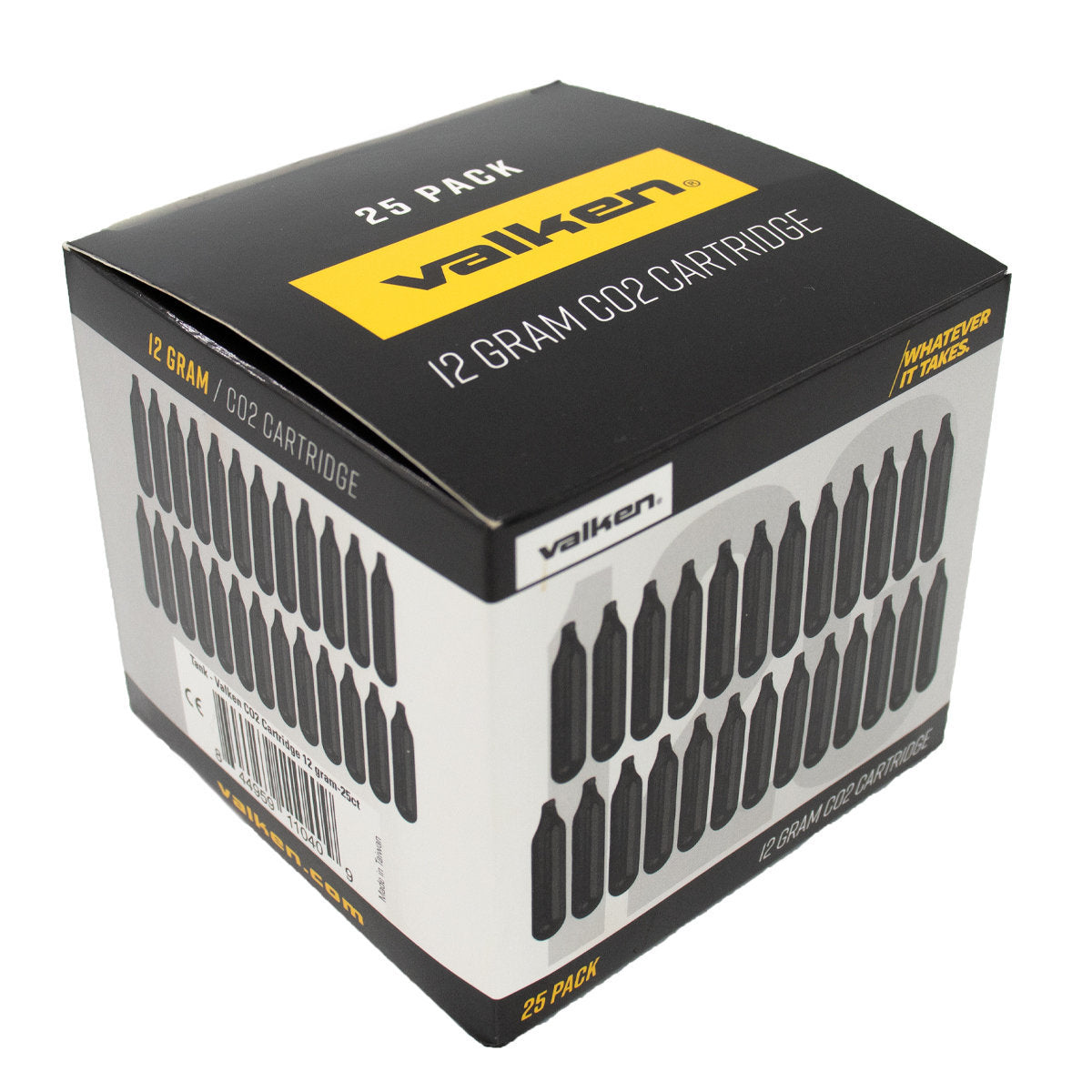 Valken 12 Gram CO2 Cartridges - 25 Count