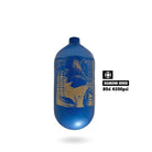 Skeleton Air "SAVAGE SKULL" Paintball Tank BOTTLE ONLY - Diamond Series - Blue/Gold - 80/4500 PSI