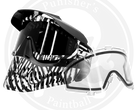 JT Proflex Paintball Mask - LE Zebra w/ Clear & Smoke Lens