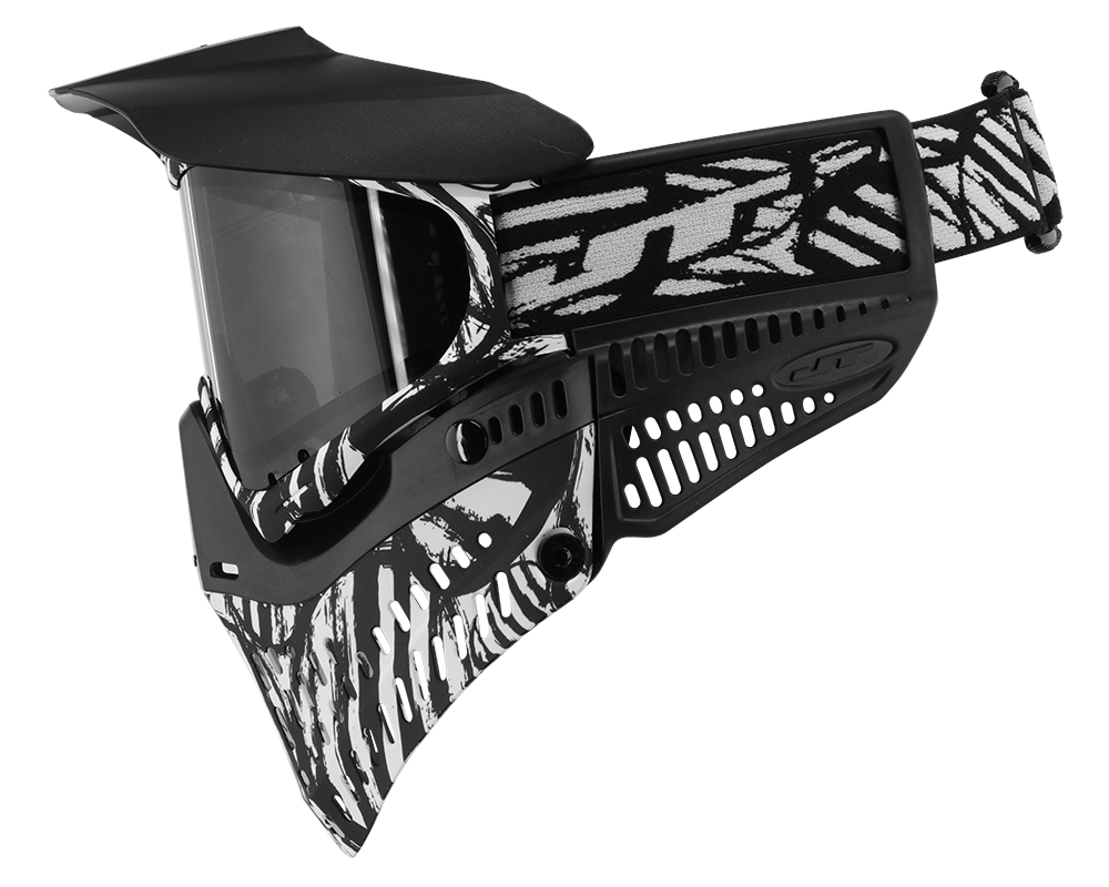 JT Proflex Paintball Mask LE Zebra W Clear Smoke Lens jt-proflex-paintball-mask-le-zebra-w-clear-smoke-lens