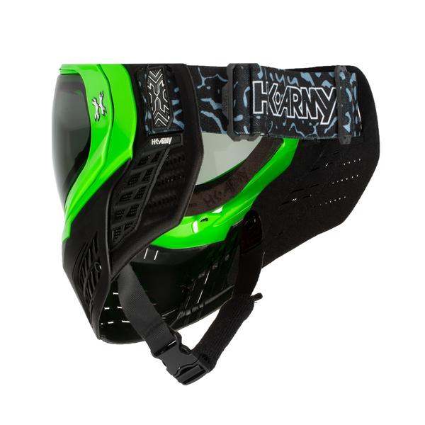 HK Army KLR Goggle - Blackout - Neon Green