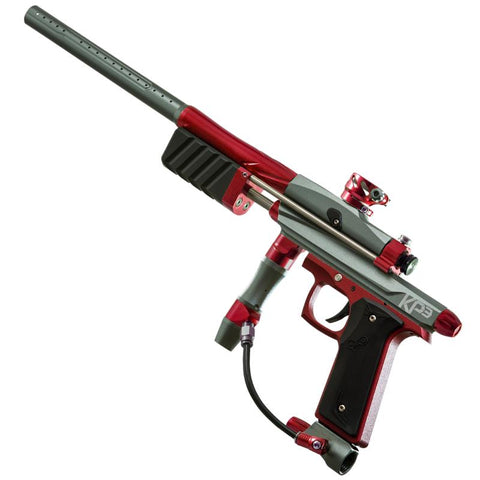 Azodin KP3 Pump Paintball Gun - Titanium/Red