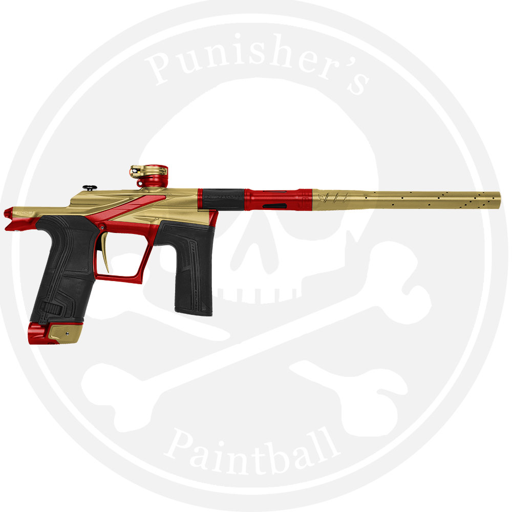 Planet Eclipse Ego LV2 Paintball Gun - Gold w/ Red Accents *Pre-Order*