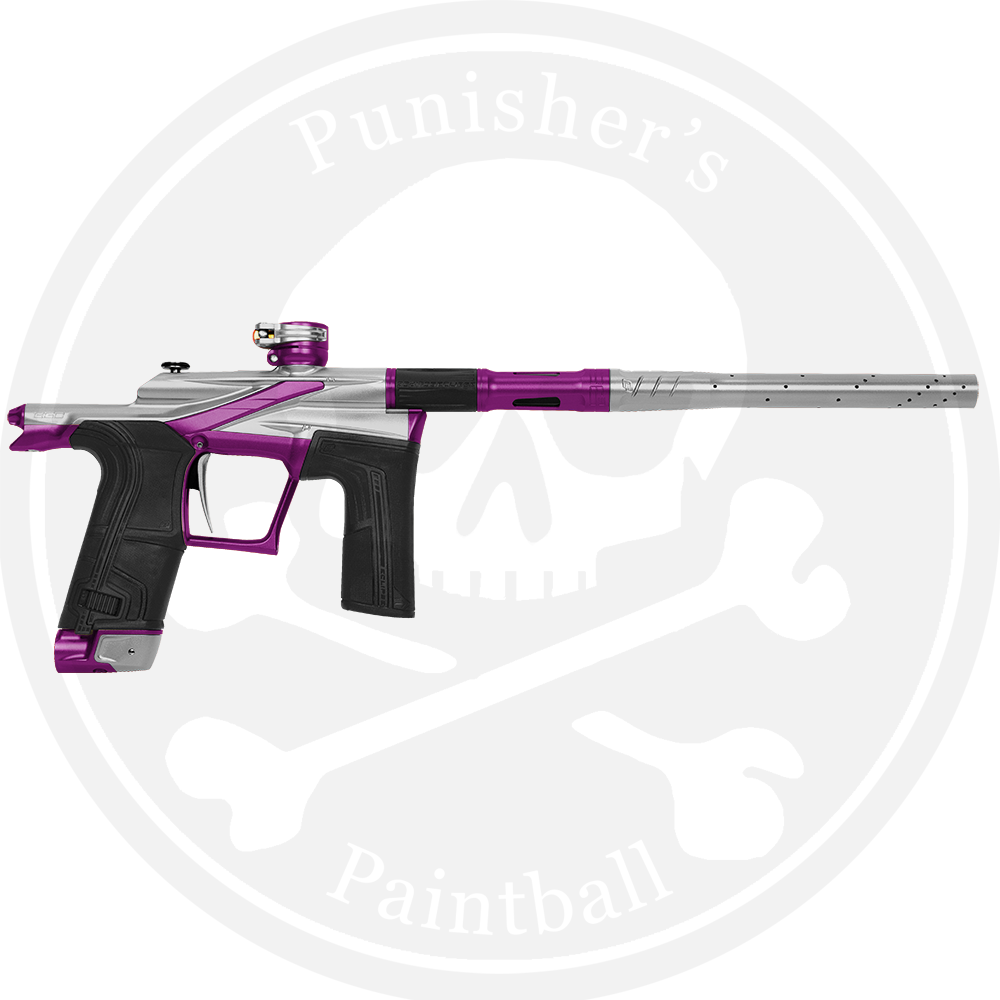 Planet Eclipse Ego LV2 Paintball Gun - Silver w/ Purple Accents *Pre-Order*