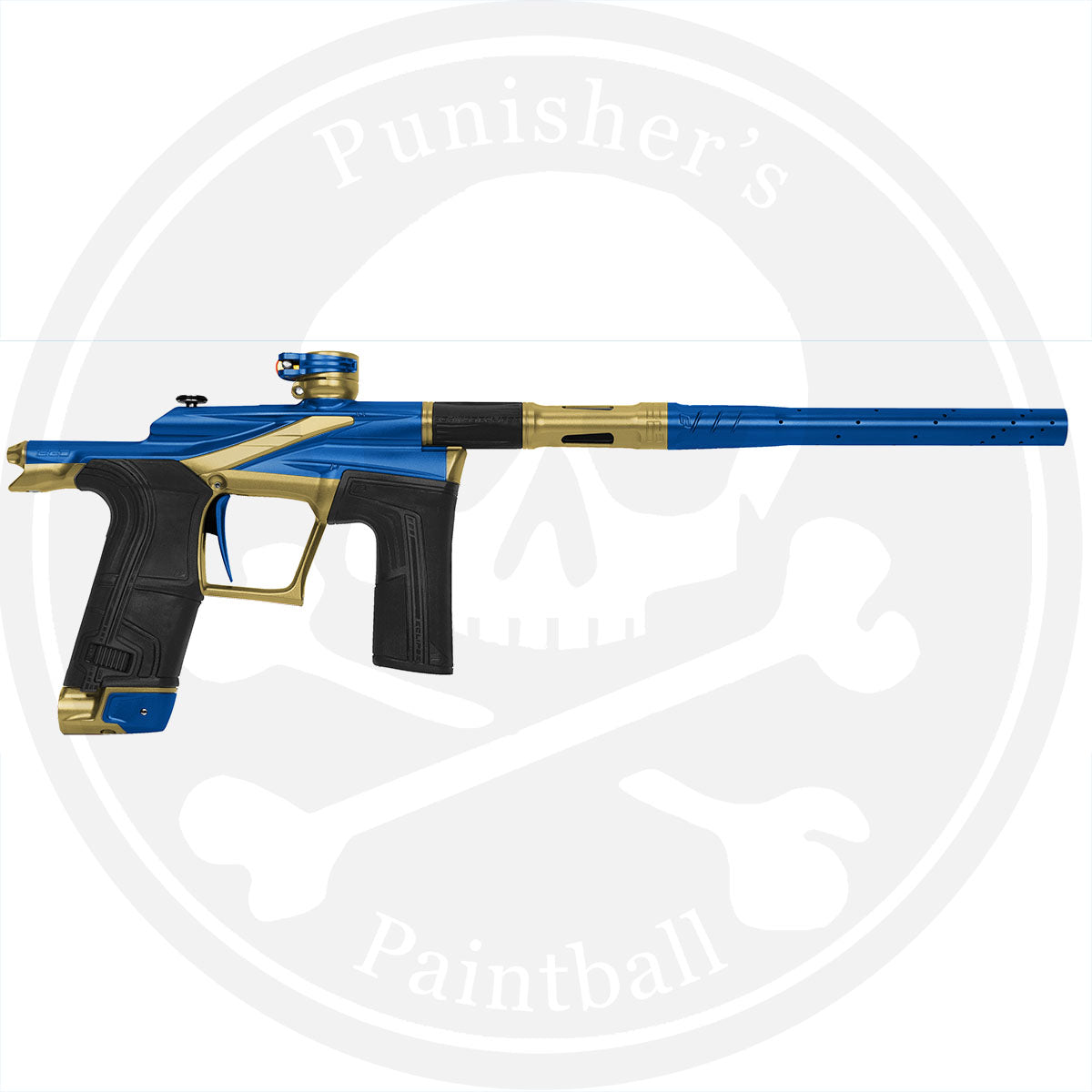 Planet Eclipse Ego LV2 Paintball Gun - Blue w/ Gold Accents *Pre-Order*