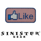 Sinister Gear "Like" PVC Patch - Color