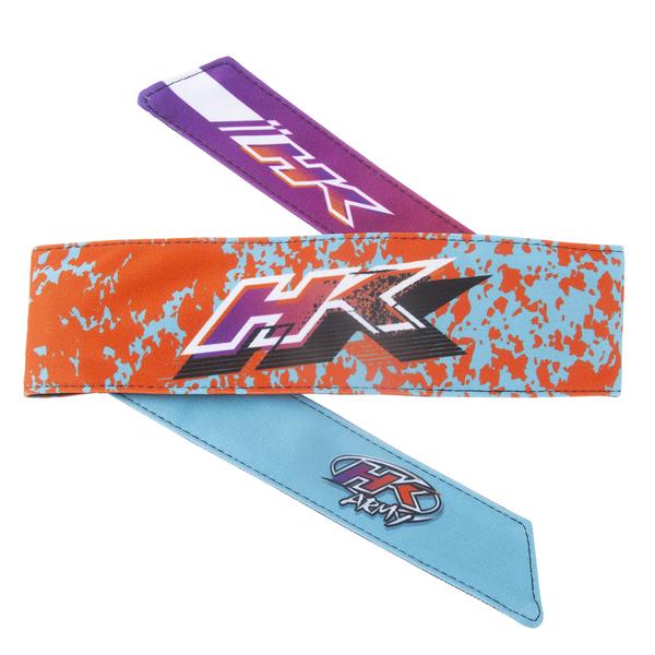 HK Army Headband - Retro "Liquid" Orange/Teal