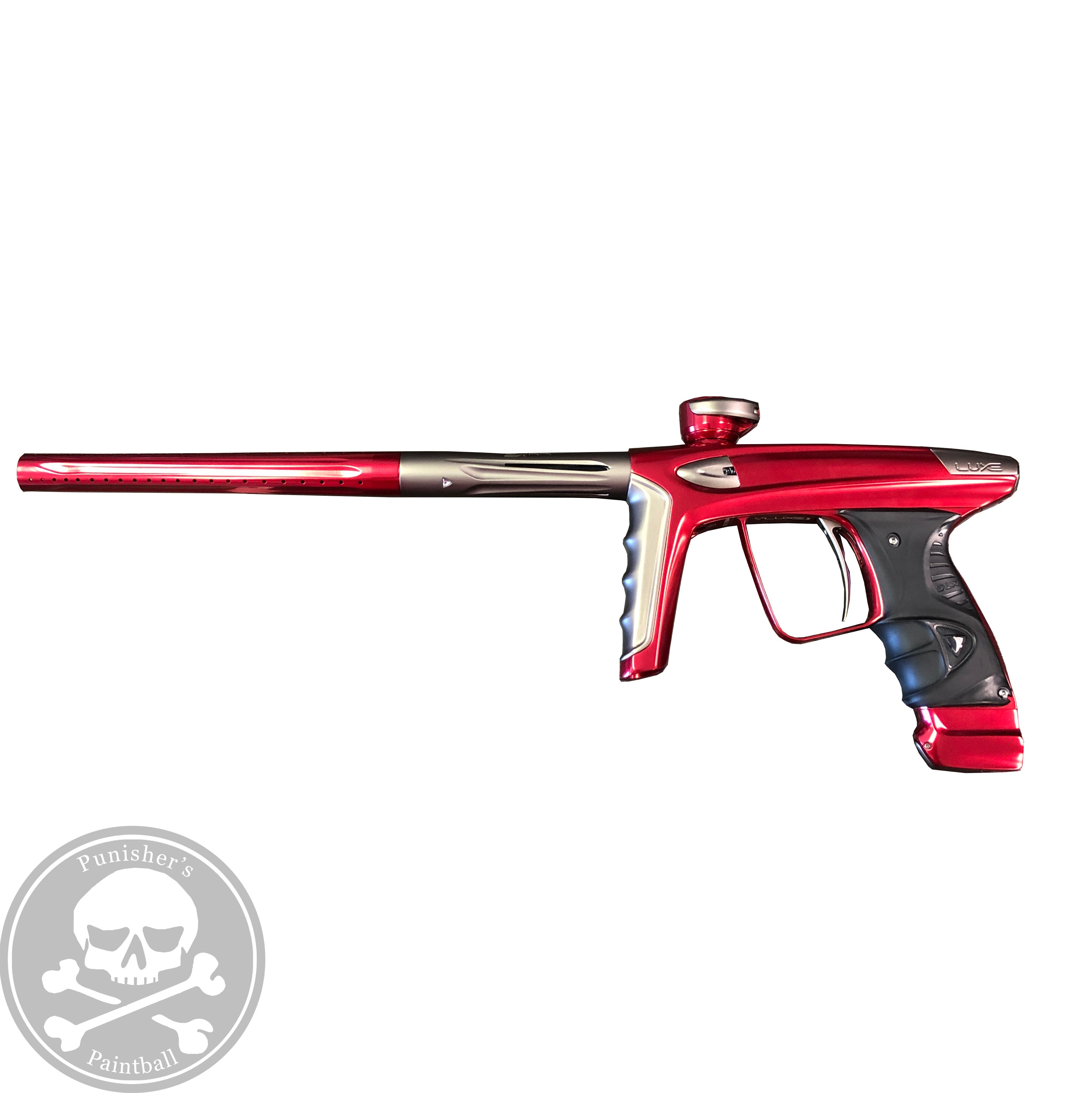 DLX Luxe Ice Paintball - Polished Red / Dust Grey