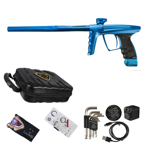 DLX Luxe X Paintball Marker - Dust Blue / Polished Blue