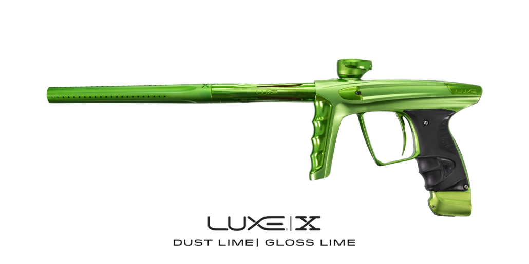 DLX Luxe X Paintball Marker - Dust Lime / Polished Lime