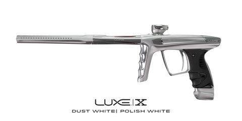 DLX Luxe X Paintball Marker - Dust White / Polished White (Silver)