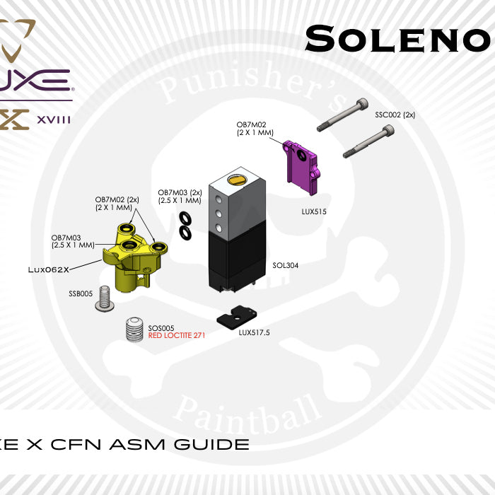 DLX Luxe X Solenoid System Parts Picker - Pick the Part You Need!