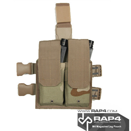 M4 Magazine Leg Pouch Desert Camo