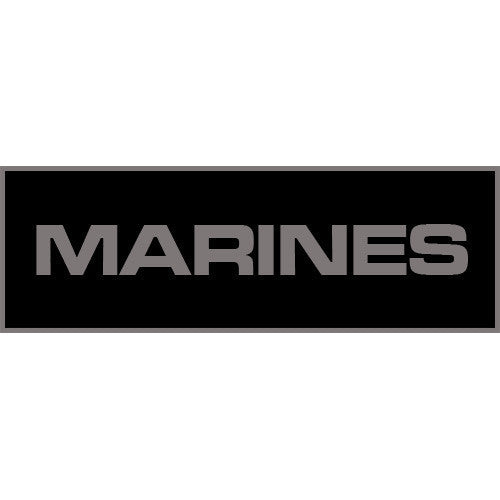 Marines Patch Large (Black)