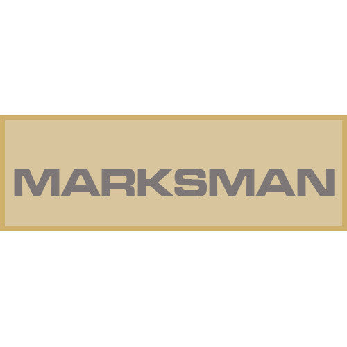 Marksman Patch Large (Tan)