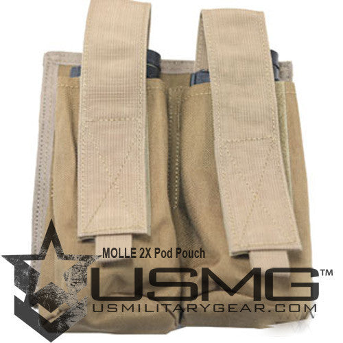 TAN Double Pod Pouch