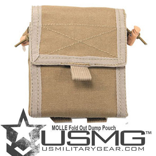 TAN Fold Out Dump Pouch