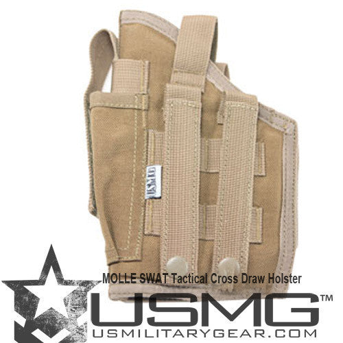 TAN Cross Draw Holster Right Hand Small