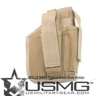 TAN Cross Draw Holster Left Hand Small