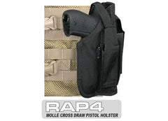 BLACK Cross Draw Holster Right Hand Small