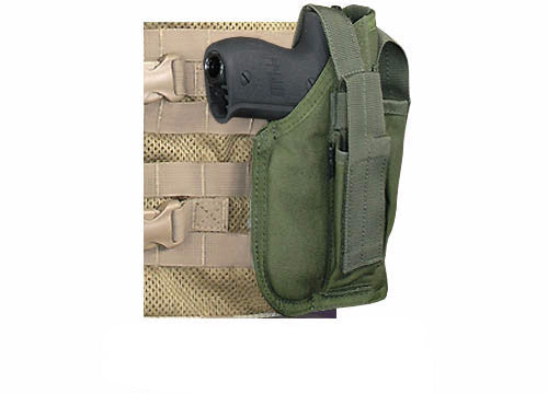 OLIVE DRAB Cross Draw Holster Right Hand Small