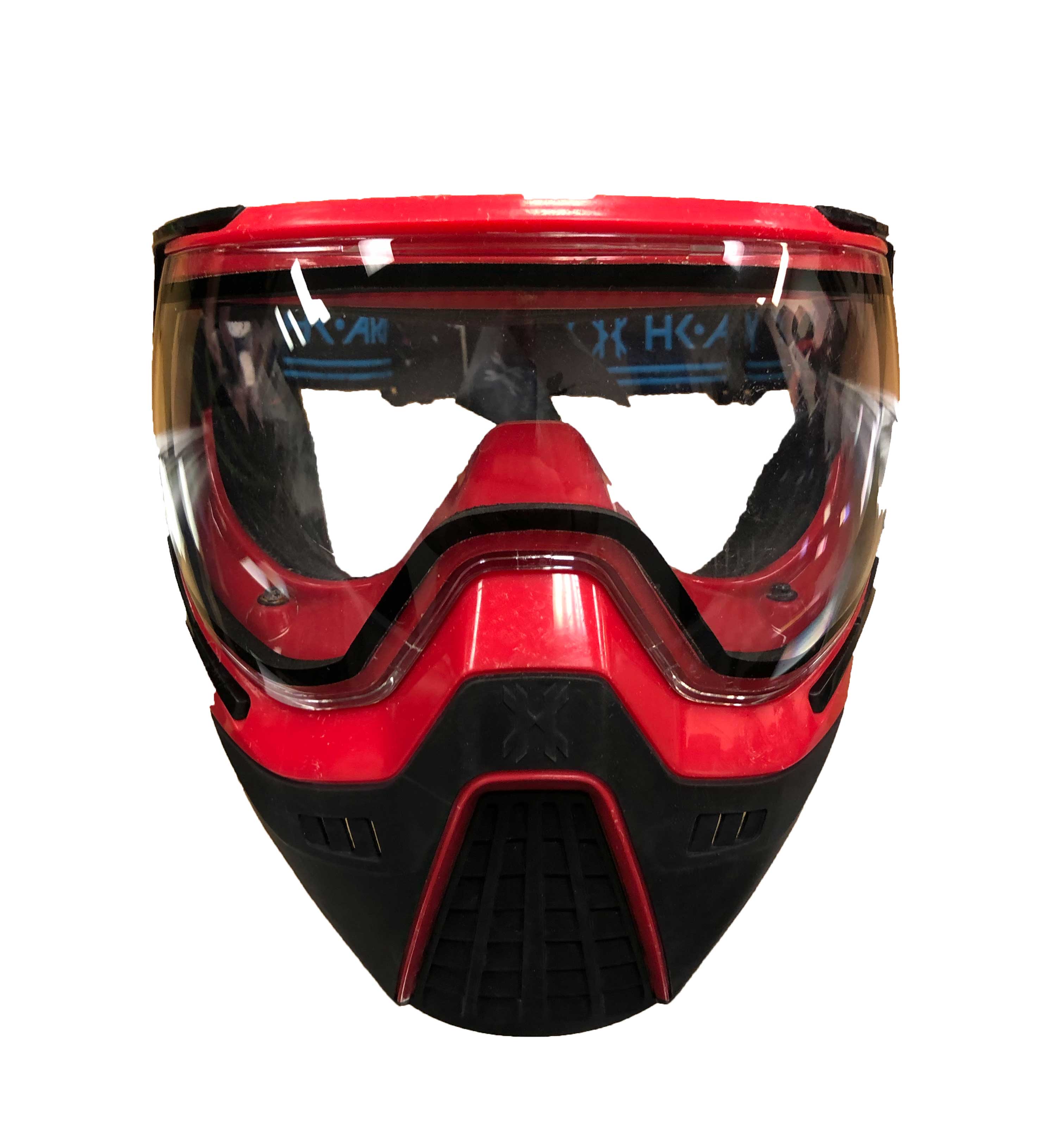 Used HK KLR Paintball Mask - Red