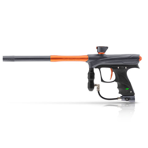 DYE Rize Maxxed Paintball Gun   Gray with Orange
