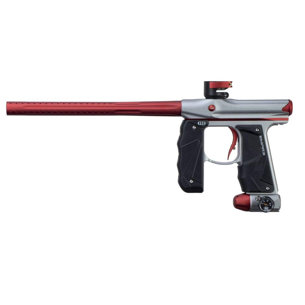 Empire Paintball Mini GS Paintball Marker - Dust Grey/Dark Red