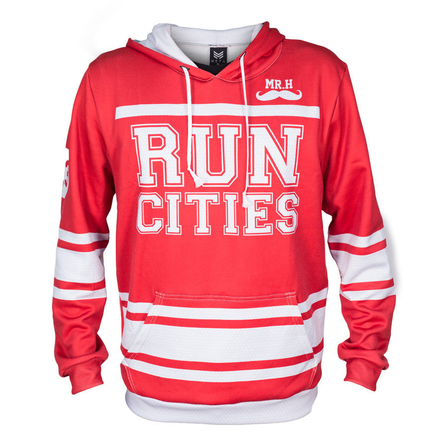 Run Cities Hoodie (Red)