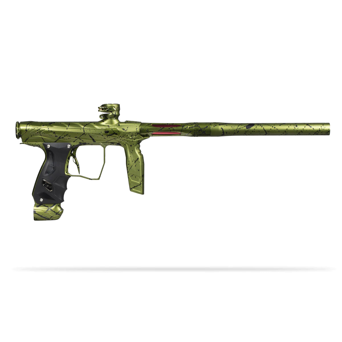 HK Army Shocker AMP Paintball Gun - Combat Splash (Olive/Black)