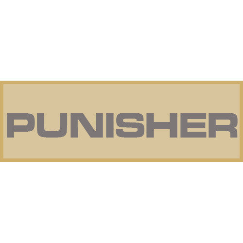 Punisher Patch Small (Tan)