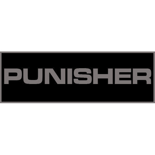 Punisher Patch Large (Black)