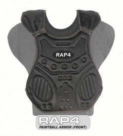 Paintball Armor Chest Protector Black