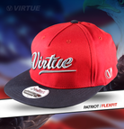 Virtue Patriot All Star Fitted Hat - Red / Silver / Navy Blue