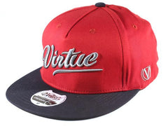 Virtue Patriot All Star Fitted Hat - Red / Silver / Navy Blue