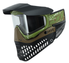JT Proflex Paintball Mask - SE Olive & Brown w/ Clear Thermal Lens